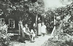 Elder Road: Rose Cottage, 1890 door English Photographer
