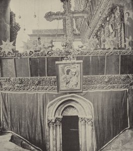 Ingang van de grot in de Geboortekerk, in de buurt waar Boaz en Ruth elkaar ontmoetten