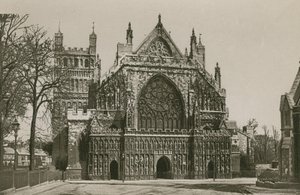 Kathedraal van Exeter, westgevel door English Photographer