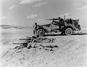 Monteurs lokale bescherming, uit een album samengesteld door Majoor W H J Sale, 1943