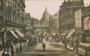 Fleet Street en Ludgate Hill, Londen