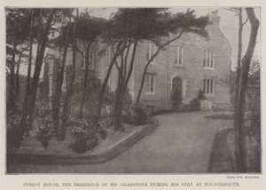 Forest House, de residentie van Mr Gladstone tijdens zijn verblijf in Bournemouth door English Photographer