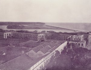 Galle Face en Kazerne, Colombo, Ceylon door English Photographer