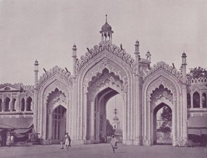 Poort Husainabad Bazaar, Lucknow door English Photographer