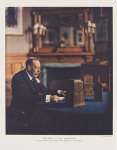 George V zendt zijn kerstboodschap uit aan het Britse Gemenebest en Rijk