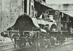 Great Eastern Railway (London & Blackwall sectie) Enkel-rijder tanklocomotief, 1860 door English Photographer