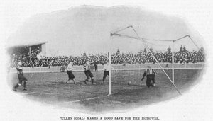 Gullen maakt een goede redding voor de Hotspurs, 1899