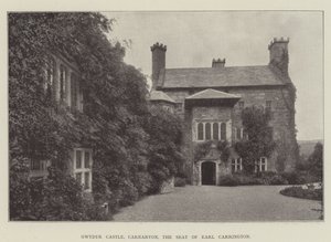 Gwydyr Kasteel, Carnarvon, de Residentie van Graaf Carrington door English Photographer