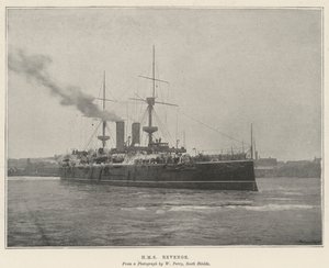 HMS Revenge door English Photographer