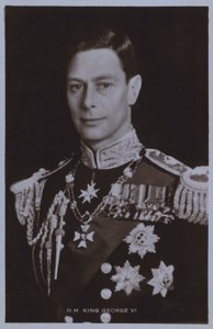 Koning George VI door English Photographer