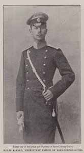 ZKH Alfred, erfprins van Saksen-Coburg-Gotha door English Photographer