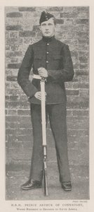 ZKH Prins Arthur van Connaught, wiens Regiment naar Zuid-Afrika is gestuurd door English Photographer
