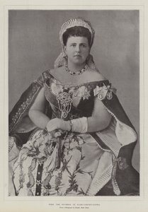 HRH de hertogin van Saksen-Coburg-Gotha door English Photographer