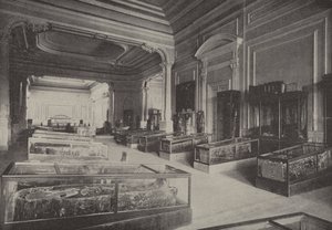 Zaal van de Koninklijke Mummies, met de mummie van Ramses II, de onderdrukker van de kinderen van Israël door English Photographer