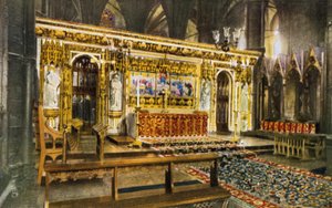 Hoofdaltaar, Westminster Abbey, Londen door English Photographer