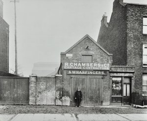 High Street, North Woolwich; later Pier Road, 1899 door English Photographer