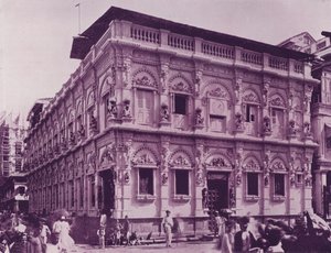 Hindoe Tempel, Bombay door English Photographer
