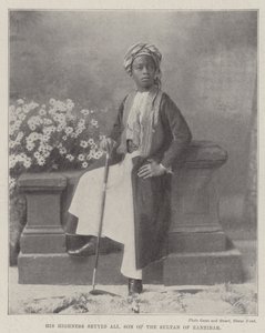 Zijne Hoogheid Seyyid Ali, zoon van de sultan van Zanzibar door English Photographer