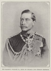 Zijne Majesteit Willem II, koning van Pruisen en Duitse keizer door English Photographer