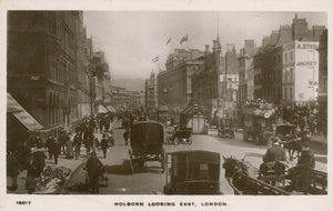 Holborn kijkend naar het oosten, Londen door English Photographer