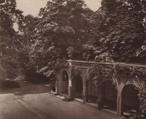 Holland House, Londen: Terras boven colonnade, zuidzijde door English Photographer