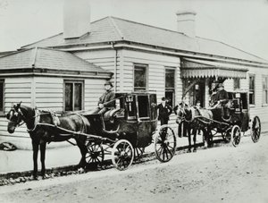 Paard-en-wagen taxi