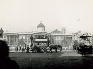 Paardentransport op Trafalgar Square