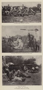 In kamp bij Bisley door English Photographer
