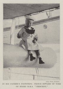 In de Voetsporen van zijn Vader, Prins Edward van York aan Boord van HMS Crescent