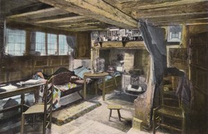 Interieur, Anne Hathaways Cottage door English Photographer