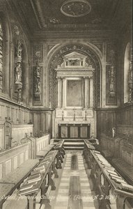 Interieur, Pembroke College Chapel, Oxford, Oxfordshire door English Photographer