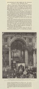 Interieur van de Bom Jesus-kathedraal in Goa, India door English Photographer