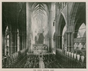 Interieur van Westminster Abbey door English Photographer