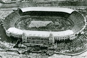 Invasie van het stadion voor de eerste Wembley Cup Final, 1923