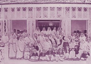 Investituur Navjoti Ceremonie in het Huis van Sir Dinshaw Petit, Baronet