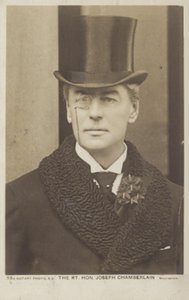 Joseph Chamberlain door English Photographer