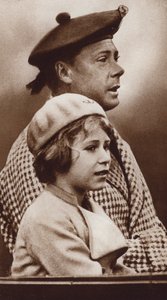 Koning Edward VIII en zijn nicht, de toekomstige koningin Elizabeth II door English Photographer