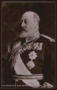 Koning Edward VII door English Photographer