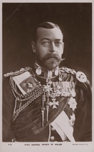 Koning George V, Prins van Wales door English Photographer