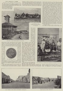 Koning Menelik thuis door English Photographer
