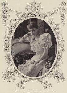Lady Margaret Grosvenor, dochter van de hertog van Westminster, getrouwd met prins Adolphus van Teck