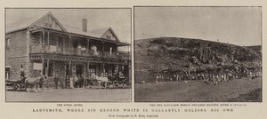 Ladysmith, waar Sir George White dapper standhoudt door English Photographer