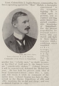 Luitenant-kolonel E J E Swayne, commandant van de troepen in Somaliland door English Photographer