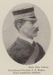 Luitenant-Kolonel J. J. Byron, Koninklijke Australische Artillerie door English Photographer