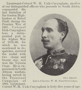 Luitenant-kolonel W. H. Dick-Cunyngham door English Photographer