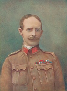 Luitenant-generaal Ian Hamilton. Commandant van de Mounted Infantry Division, South African Field Force