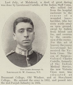 Luitenant G W Costello, VC