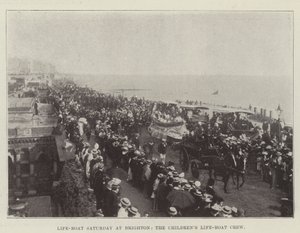 Life-Boat zaterdag in Brighton, de kinderreddingsbootbemanning door English Photographer