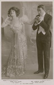 Lily Elsie en Joseph Coyne in De Vrolijke Weduwe door English Photographer