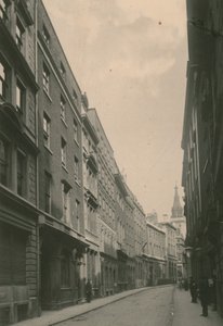 Lombard Street, Londen; foto; gedateerd juni 1885